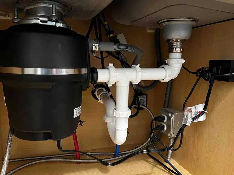 garbage disposal under sink in Colorado Springs home