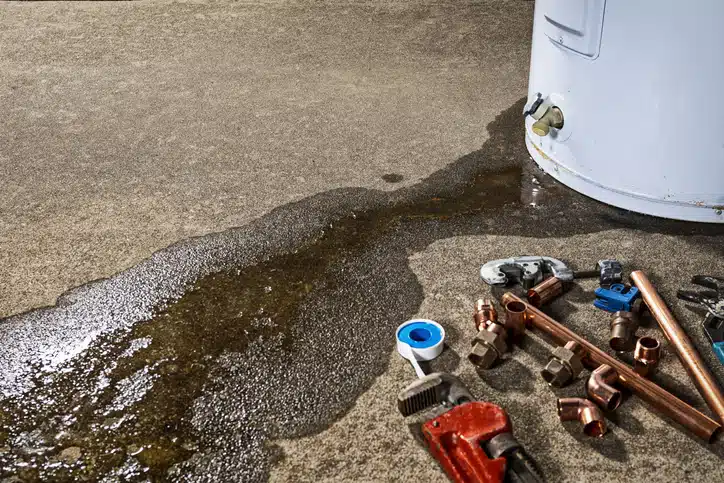leaking water heater in Colorado Springs that needs to be repaired