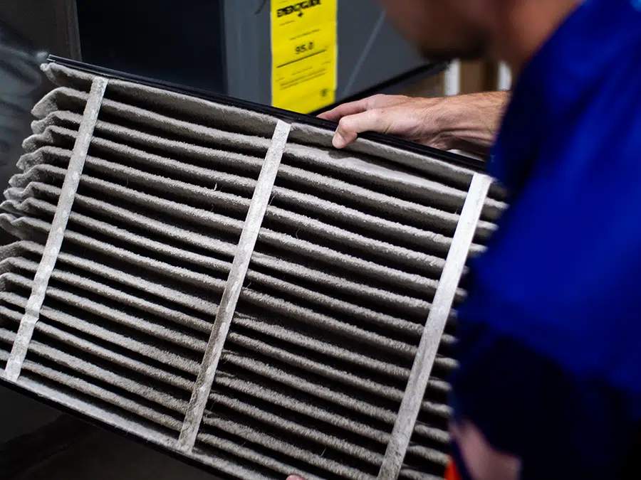 Big Cat tech with dirty air filter