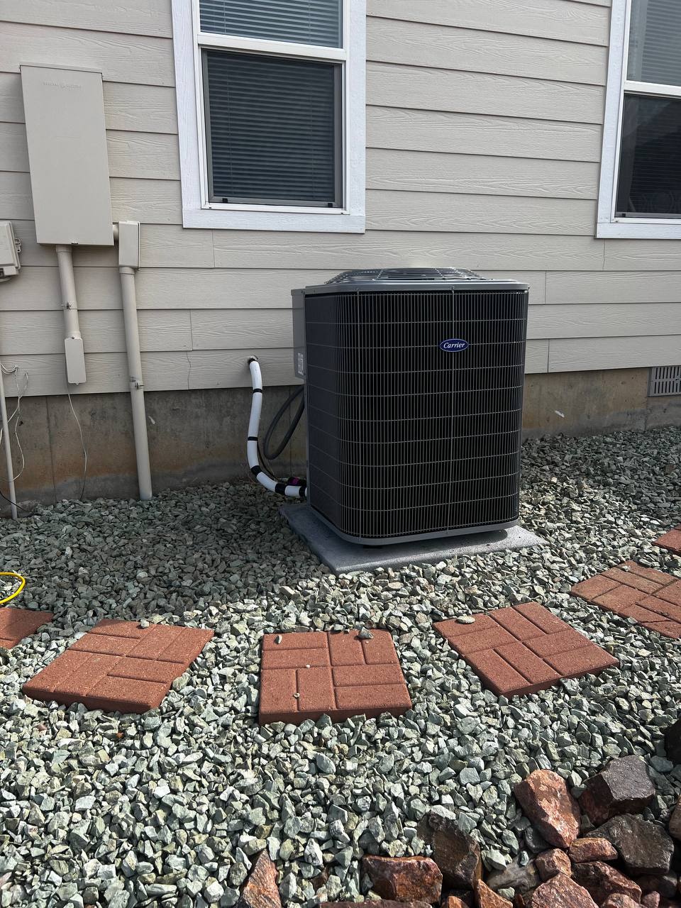 new ac system installation