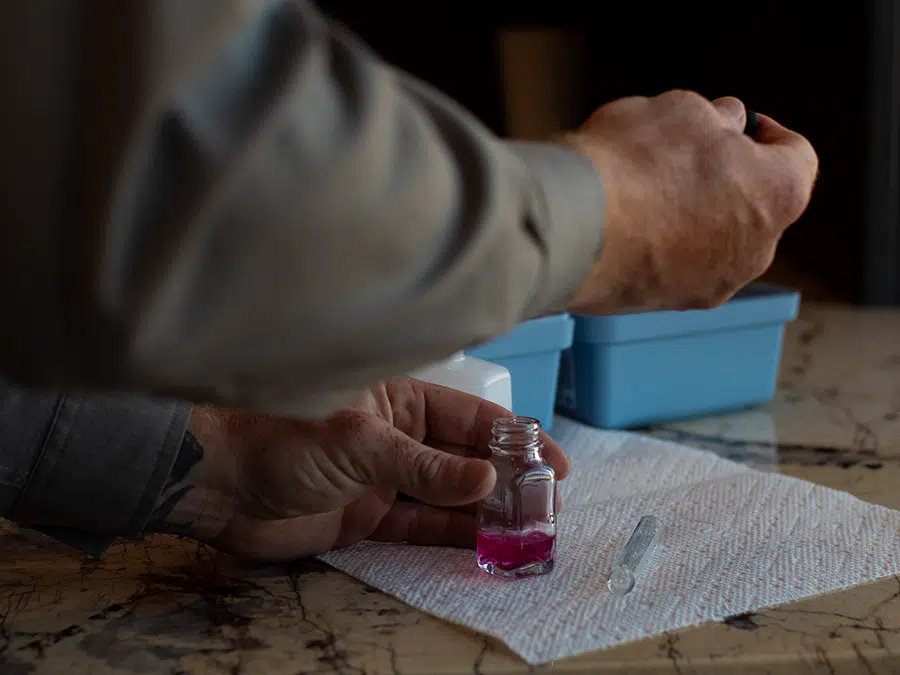 Big Cat tech running water harness test