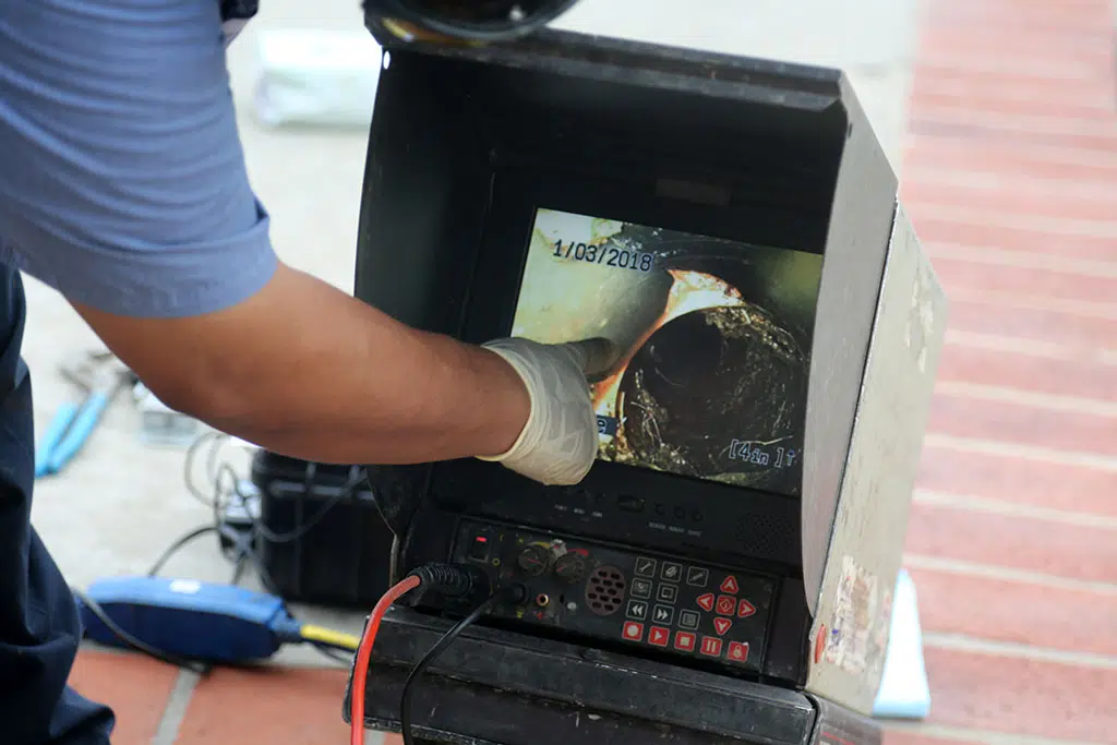 video of sewer inspection